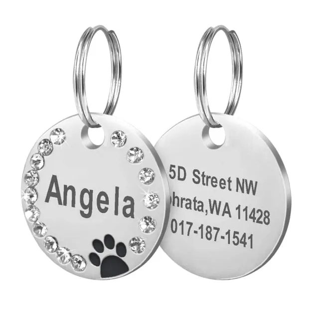 Anti-lost Dog Collars Dog Name